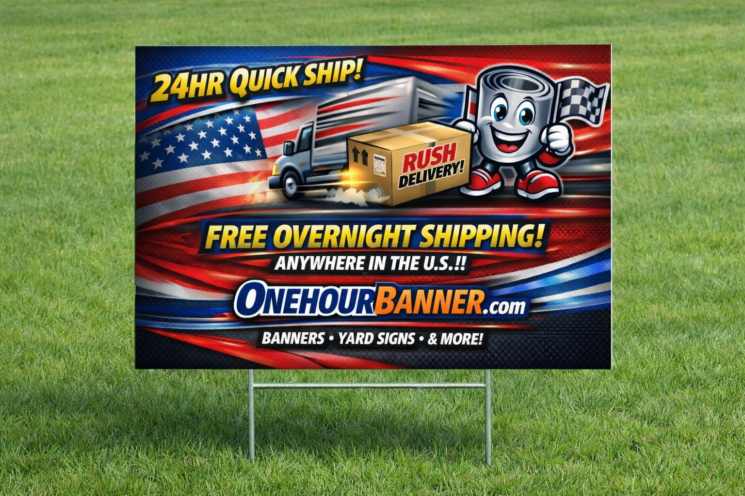Custom Yard Sign Example